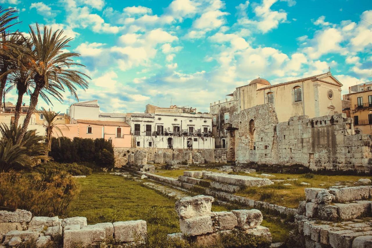 Apollonion Hh Above Apollo'S Temple Ortygia Lägenhet Syrakusa Exteriör bild