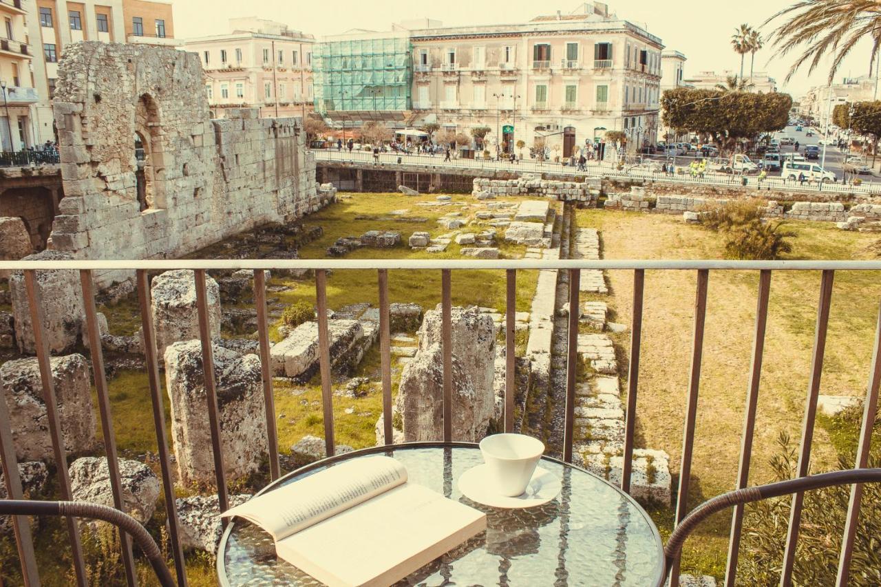 Apollonion Hh Above Apollo'S Temple Ortygia Lägenhet Syrakusa Exteriör bild