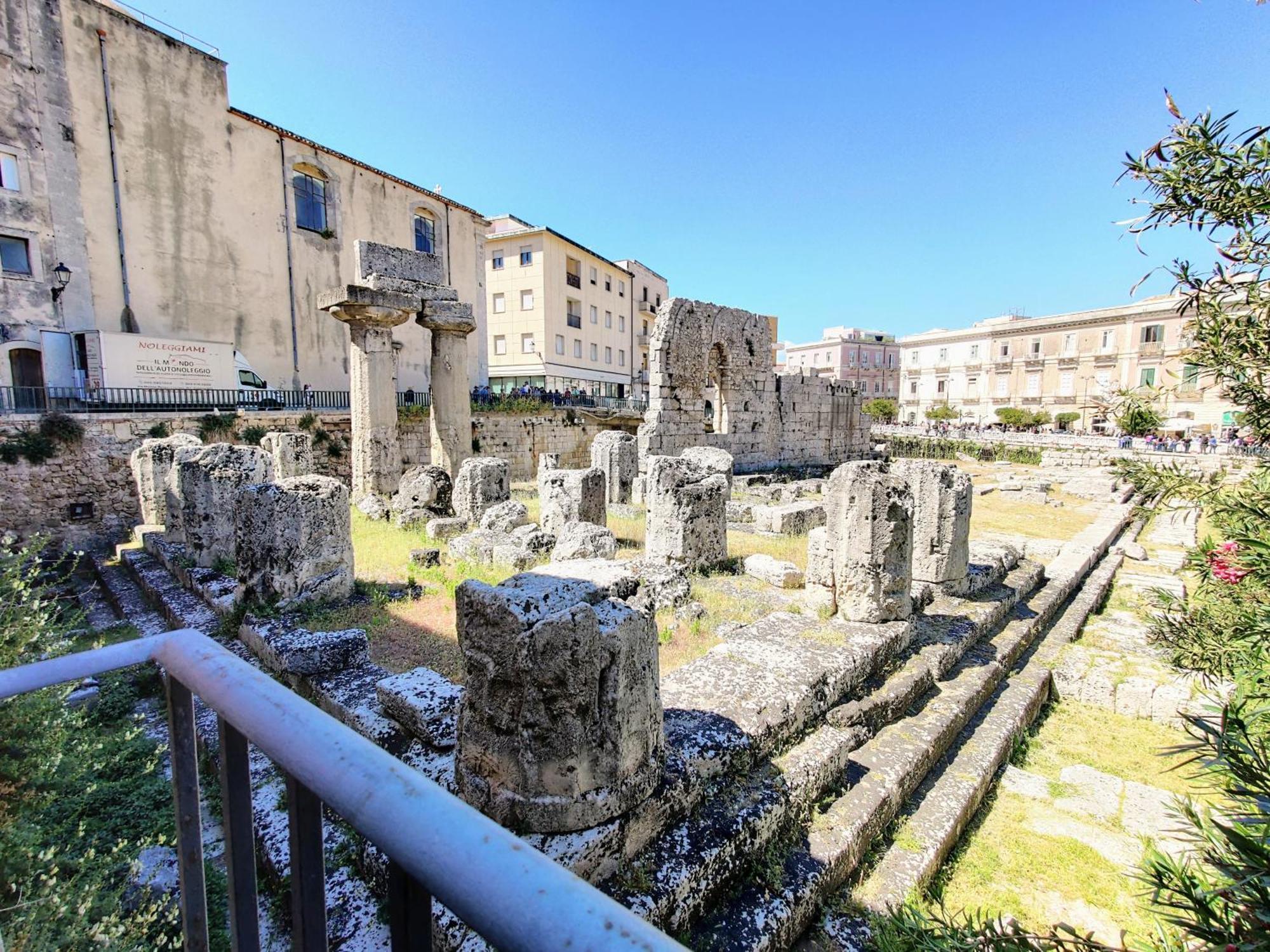 Apollonion Hh Above Apollo'S Temple Ortygia Lägenhet Syrakusa Rum bild