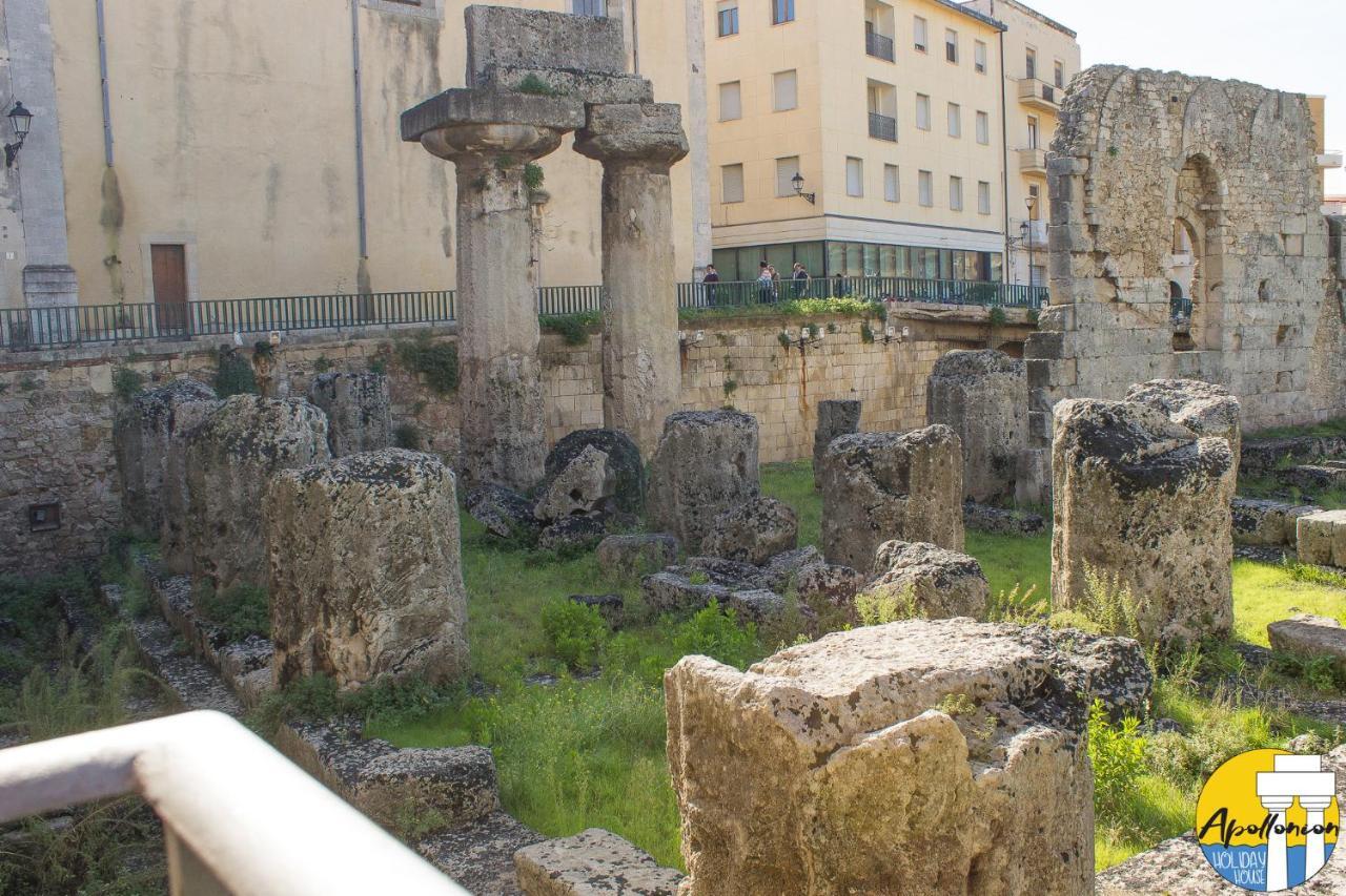 Apollonion Hh Above Apollo'S Temple Ortygia Lägenhet Syrakusa Exteriör bild